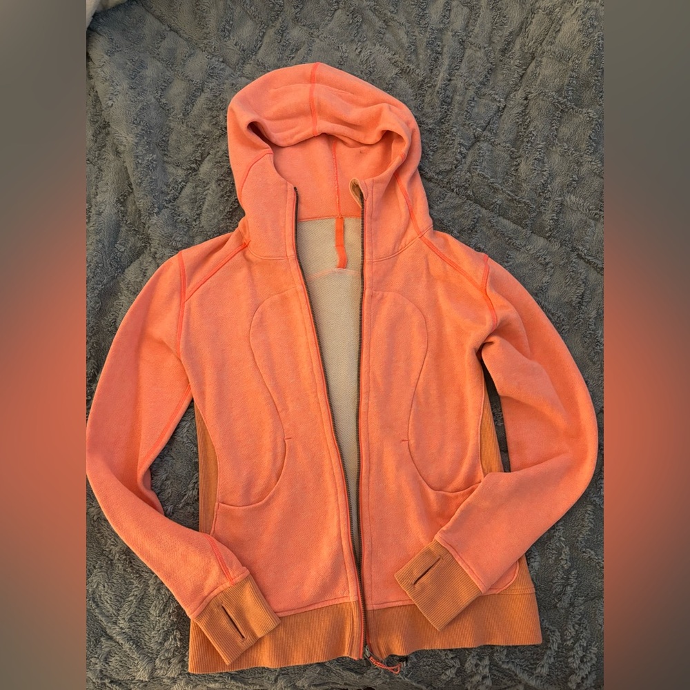 lululemon athletica Vibrant Orange Hoodie